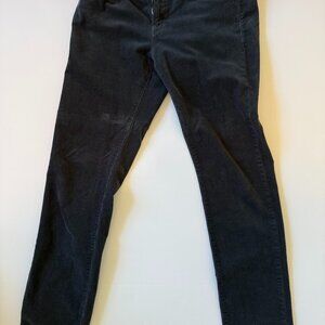 J Brand Tyler Slim Fit Corduroy Pants Size 33 Blue/Charcoal